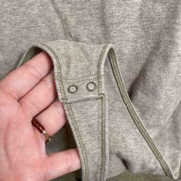 Abercrombie & Fitch Brown Cotton Seamless Fabric Tank Bodysuit, XXL - Picture 4 of 7